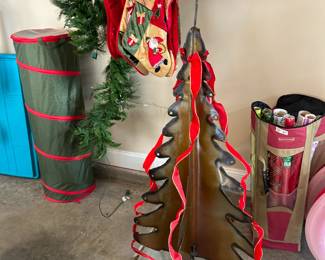 #159	Metal Christmas tree 57" tall 	 $45.00 
