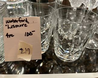  
#219	Waterford Lismore set of 4 Highball Glasses	 $100.00 
