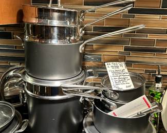 #212	Set of 19 pcs All-Clad Ltd and Stainless - mixed	 $200.00 
