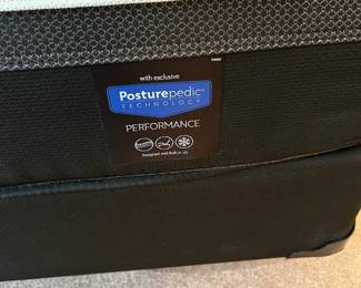 #109	Posturepedic Technology Performance Hybrid Mattress/Boxsprings 	 $250.00 
