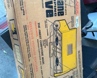 #165	Propane camping grill Trailblazer	 $20.00 
