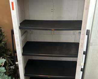 #170	Black and Decker cabinet with 4 shelves 35x17x71	 $100.00 
