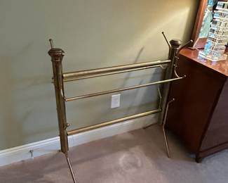 #126	Brass Quilt Rack Holder - 35x11x36	 $30.00 
