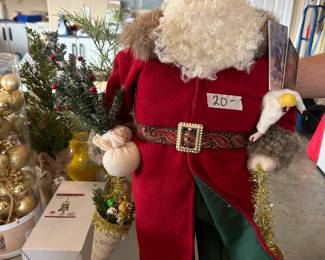 #162	Large Santa Deco. 29" tall	 $20.00 

