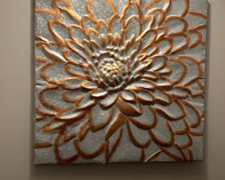 #52	Metal Flower Wall Hanging - 29x29	 $30.00 

