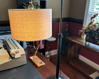 #45	Desk Crook Lamp - 32" tall Heavy - Adjustable	 $75.00 
