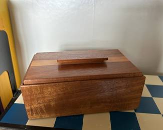 #38	Wooden Box - 7x4x3 w/lid	 $20.00 
