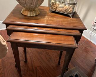 #5	3 stacking tables 24x16x25	 $120.00 
