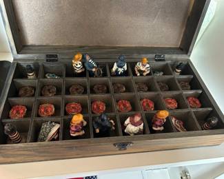#37	Wood Chess Set - of Sailor Men w/Barrels	 $30.00 
