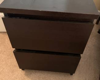 #70	2 Drawer Laminate End Table - 16x19x21	 $20.00 
