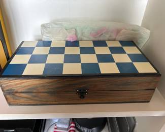 #37	Wood Chess Set - of Sailor Men w/Barrels	 $30.00 
