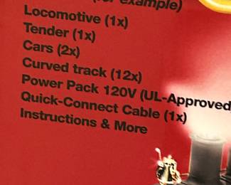 #127	LGB 72323 Starter Set in Box w/tracks & Trains - Heavy	 $400.00 
