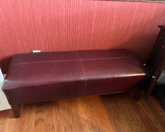 #30	Brown vinyl Bench - 52x20	 $125.00 
