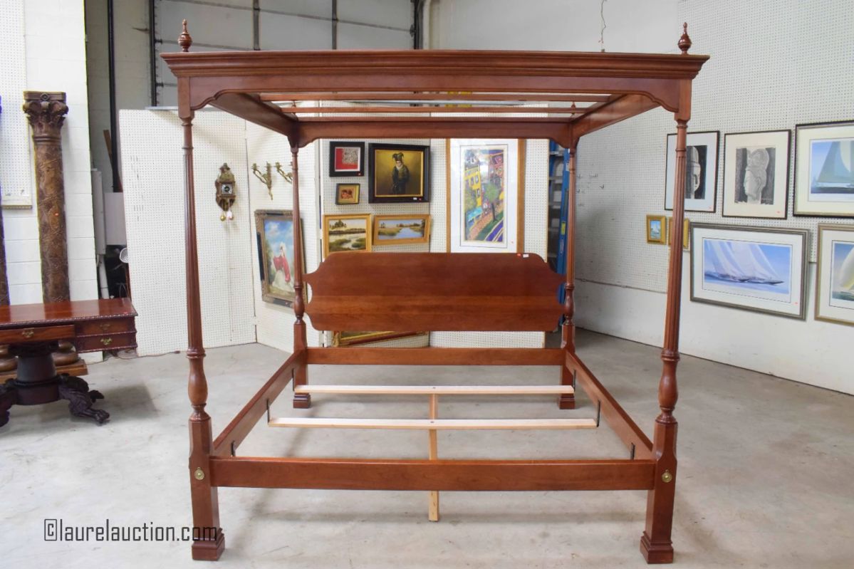 Stickley King Size Cherry Bed