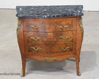 Ormolu Mounted French Commode with Marble To