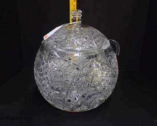 Cut Glass Punch Bowl