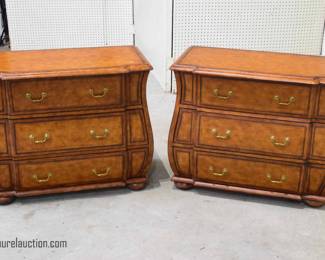 Pair of Leather Wrapped Bombay Style Chests