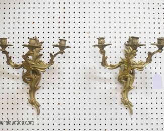 Brass Sconces 