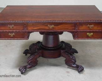 Empire Mahogany Claw Foot Desk