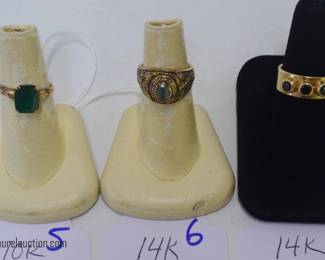 Selection of Gold Jewelry