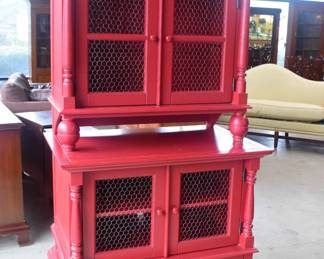 Painted 2 Piece Cupboard