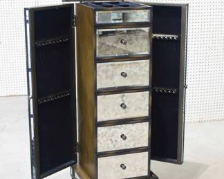Mirror Clad Jewelry Chest