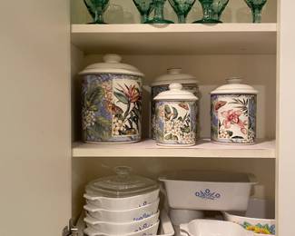 blue cornflower corning ware