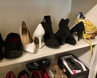 Master closet - downstairs - women’s shoes