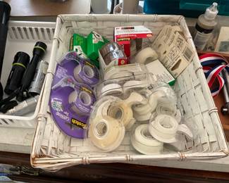 Tape & other office supplies