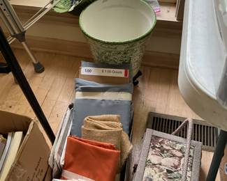 Decor & miscellaneous - wastebasket removed by family