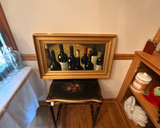 Dining room - small table, picture