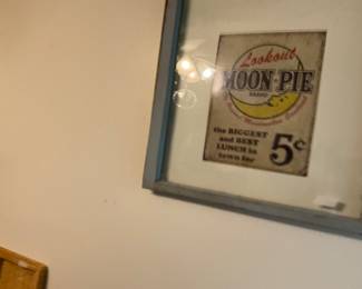 Moon Pie framed picture