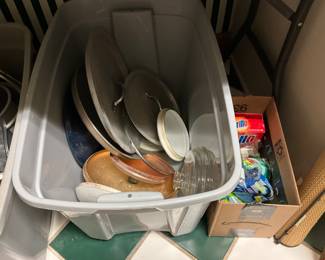 Kitchen - lots of lids