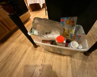 Kitchen -plastic items, salt, pepper, tea & more