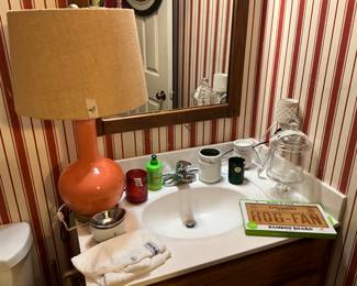 Downstairs bathroom items