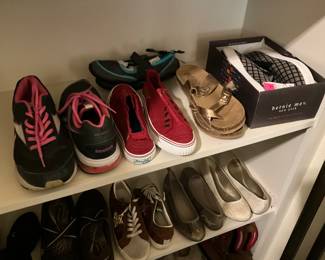 Master closet - downstairs - women’s shoes