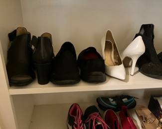 Master closet - downstairs - women’s shoes