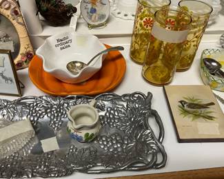 Great tray with lots of dishes