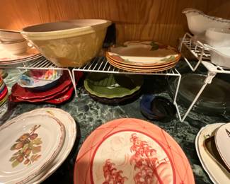 Kitchen - more platters & plates