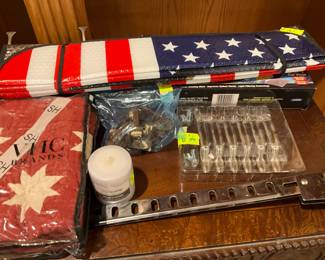 Flag & miscellaneous in wall unit