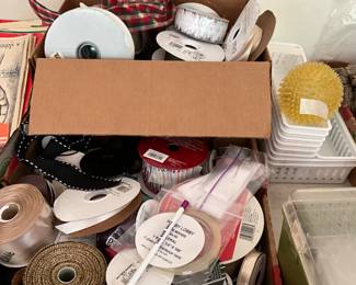 So much ribbon in all colors and more!