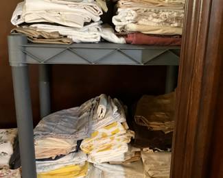 Linens - all in one room - downstairs