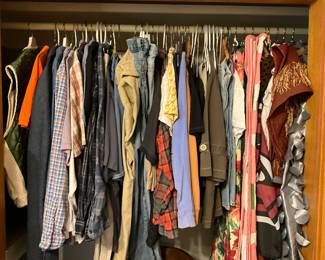 More clothing & miscellaneous downstairs