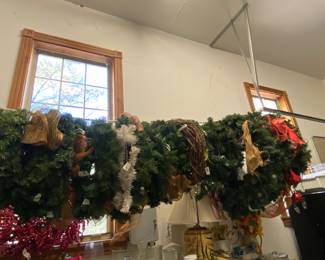 Garage - lots of wreaths