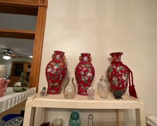 Dining room - vintage jars