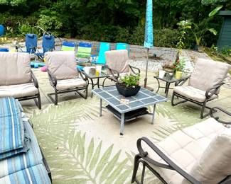 Great outdoor furniture, chairs, decor, planters & toys