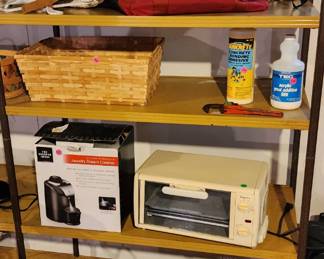 Coffee Maker, Toaster Oven, Baskets