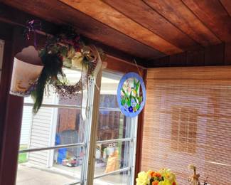 Assorted Stained Glass and Wreaths