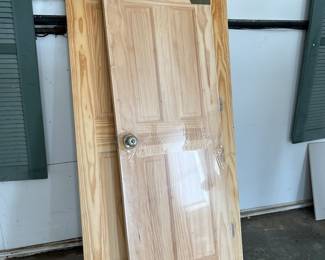 Brand new wood interior doors