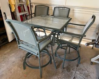 Patio table and chairs
